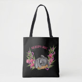 Sleepy Koala Canvas tas – Gezellig en Schattige on (Voorkant)