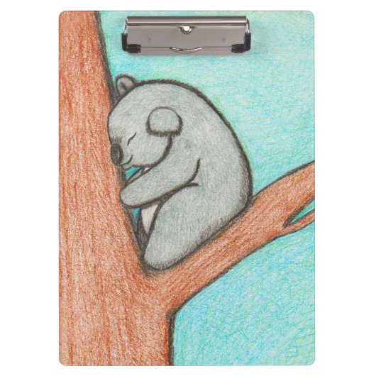 Sleepy Koala Klembord (Voorkant)