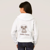 Sleepy Koala Meisjes Hoodie (Achterkant volledig)