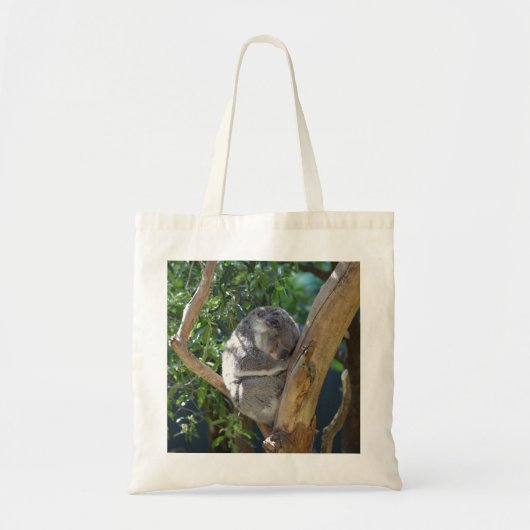 Sleepy Koala Tote Bag (Voorkant)