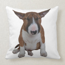 Sleepy Little Bull Terrier Sierkussen
