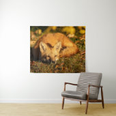 Sleepy Little Fox Wandkleed (In Situ (horizontaal))