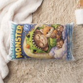 Sleepy Little Monster Cute Dino Pillow Kussen (Deken)