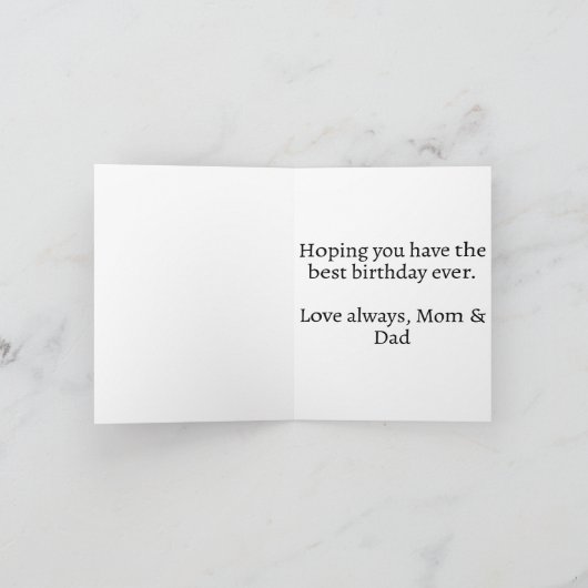 Sleepy Little Panda Beer | Gelukkige verjaardag Kaart (Binnen)