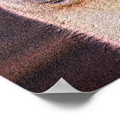 Sleepy Llama Gezicht Dierlijke Kunst Poster (Hoek)