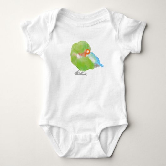 Sleepy Lovebird Romper (Voorkant)