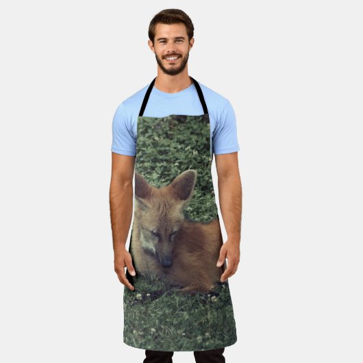 Sleepy Maned Wolf Schort (Gedragen)