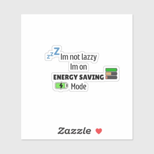 sleepy mode ON Sticker (Vel)