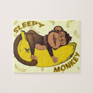 Sleepy Monkey Legpuzzel