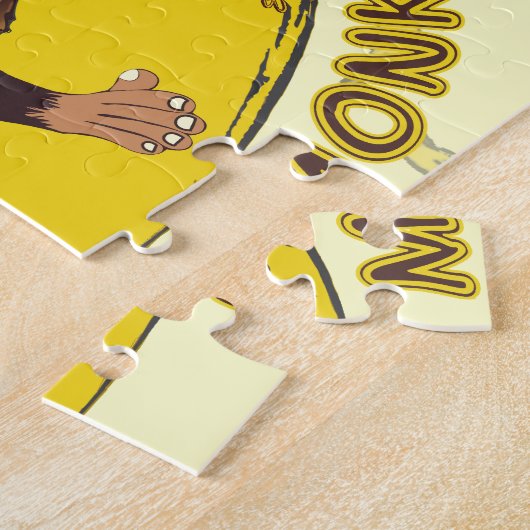 Sleepy Monkey Legpuzzel (Zijkant)