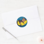 Sleepy Monkey  Stickers (Envelop)