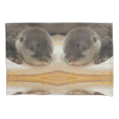 Sleepy Otter Kussensloop (Voorkant)