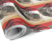 Sleepy Otter met een Pet voor de kerstman Cadeaupapier (Rol Hoek)