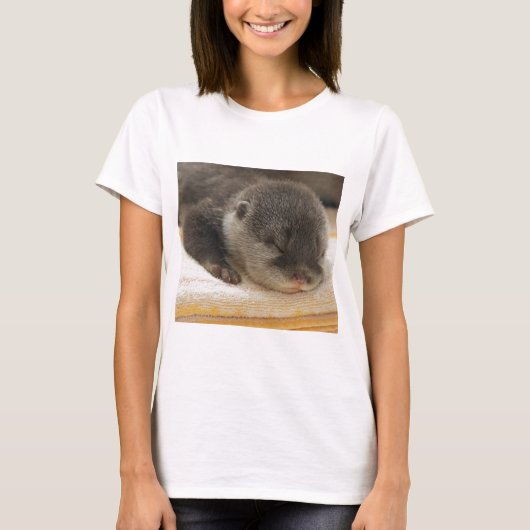 Sleepy Otter T-shirt (Voorkant)