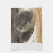 Sleepy Otter Theedoek (Verticaal)