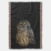 Sleepy Owl Deken (Voorkant Verticaal)