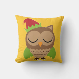 Sleepy Owl Pillow Kussen