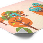 Sleepy Owl Poster (Hoek)