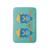 Sleepy Owl Thunder_Cove Badmat (Voorkant Verticaal)