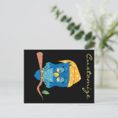 Sleepy Owl Thunder_Cove Briefkaart (Staand voorkant)