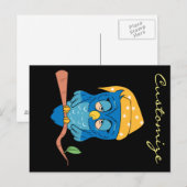Sleepy Owl Thunder_Cove Briefkaart (Voorkant / Achterkant)