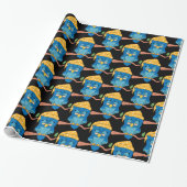 Sleepy Owl Thunder_Cove Cadeaupapier (Uitgerold)