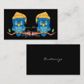 Sleepy Owl Thunder_Cove Classic Visitekaartje (Voorkant / Achterkant)