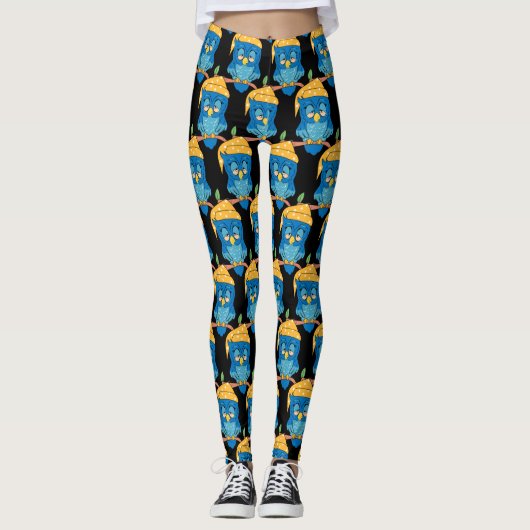 Sleepy Owl Thunder_Cove Leggings (Voorkant)