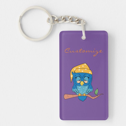 Sleepy Owl Thunder_Cove Sleutelhanger (Voorkant)
