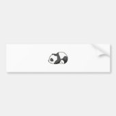 Sleepy Panda Bumpersticker (Voorkant)