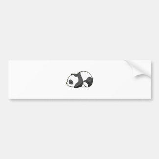 Sleepy Panda Bumpersticker