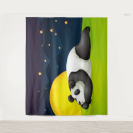 Sleepy Panda Extra Groot Tapestry Wandkleed