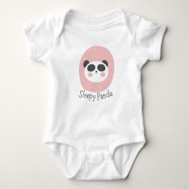 Sleepy panda romper