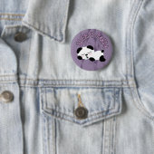 Sleepy Panda Ronde Button 5,7 Cm (In situ)