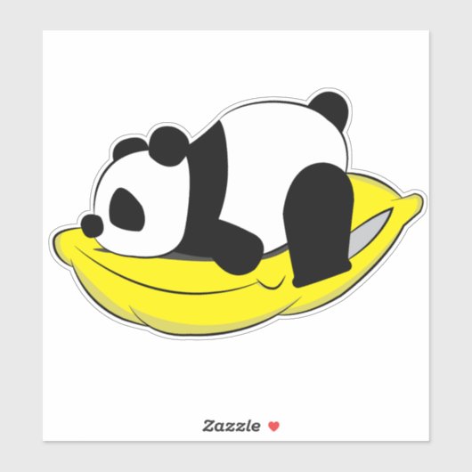 Sleepy Panda Sticker (Vel)
