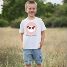 Sleepy panda t-shirt