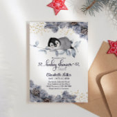 Sleepy Penguin Winter Baby shower