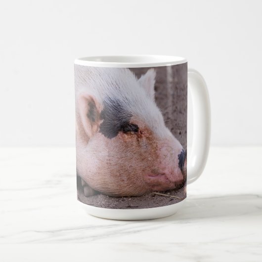 Sleepy Pig Mug Koffiemok (Voorkant rechts)