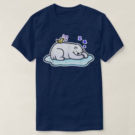 Sleepy Pol-ar Bea-r Classic T-shirt (Design voorkant)