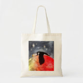 Sleepy Puffin Tote Bag (Voorkant)