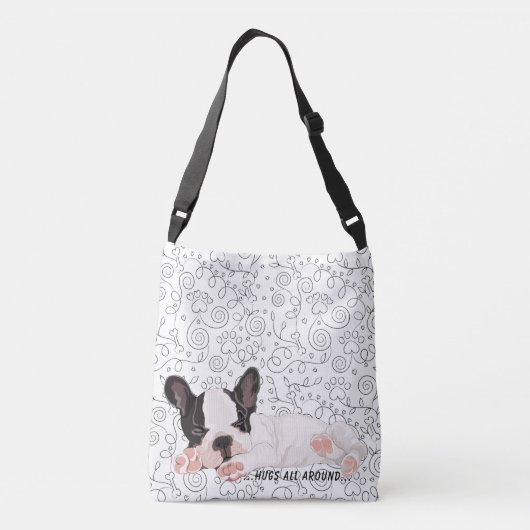 Sleepy Puppy Cuteness Plus Body Bag Crossbody Tas (Achterkant)