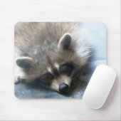 Sleepy Raccoon Cucoon-muisblok Muismat (Met muis)