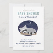 Sleepy Raccoon Kaart (Voorkant)