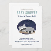 Sleepy Raccoon Kaart (Voorkant / Achterkant)