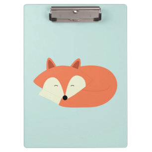 Sleepy Red Fox Klembord