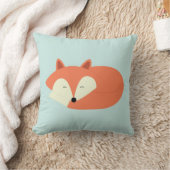 Sleepy Red Fox Kussen (Deken)