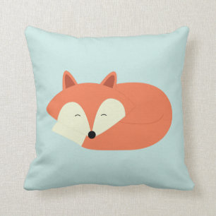 Sleepy Red Fox Kussen
