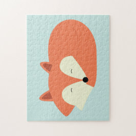 Sleepy Red Fox Legpuzzel