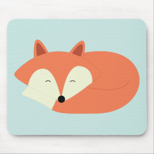 Sleepy Red Fox Muismat
