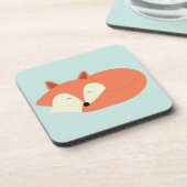 Sleepy Red Fox Onderzetter (Linkerzijde)